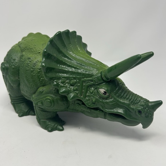 1986 MOTU He-Man Bionatops Dinosaur Triceratops Powers of Grayskull Mattel - Picture 1 of 12